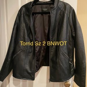 BNWOT leather Moto jacket